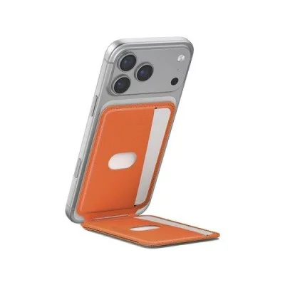 Skinarma magnetic foldable tripod with cardholder axis _ Orange